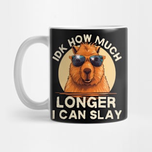 Funny Meme Capybara Design Mug